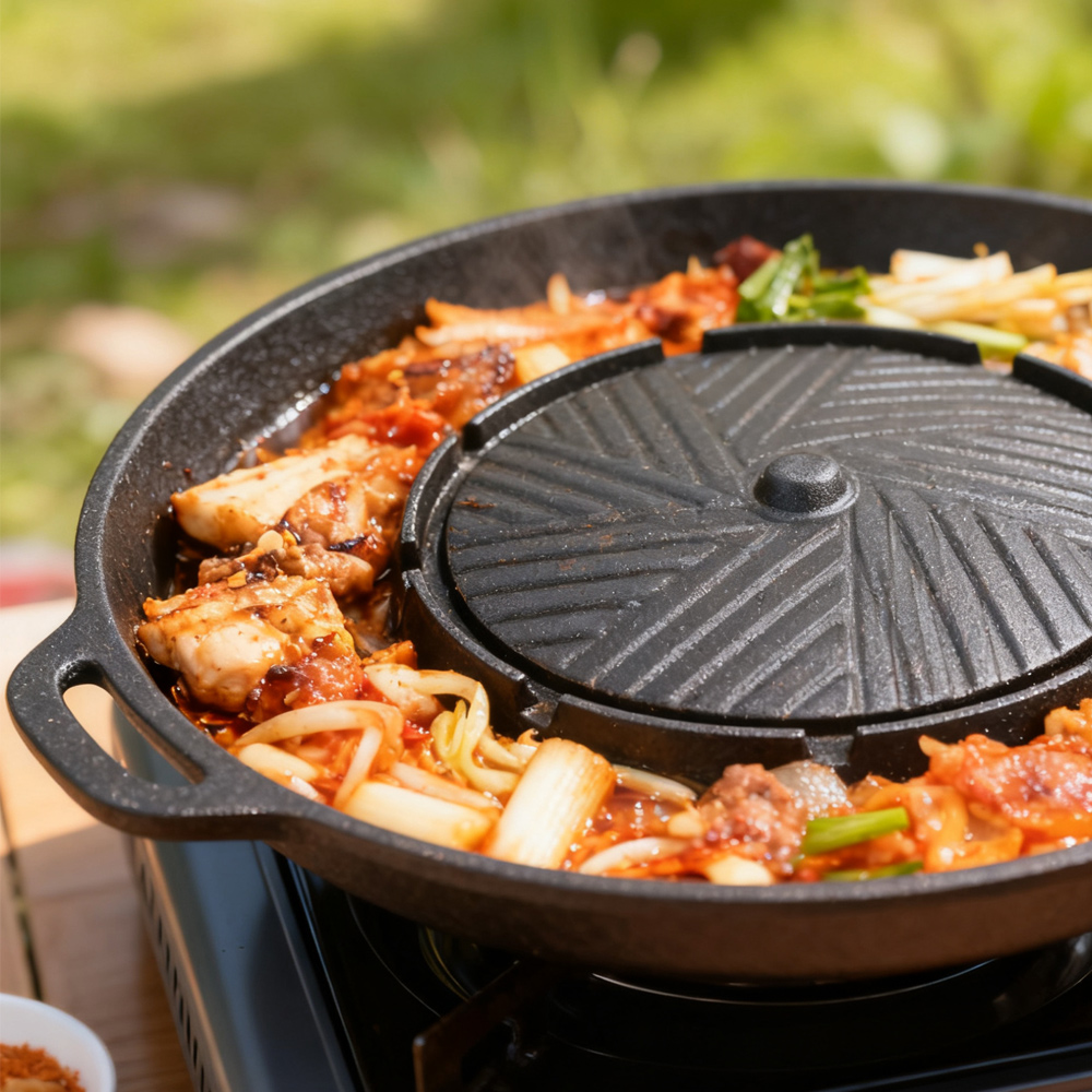 KOSUN Korean BBQ Grill Pan 2 i – обзор и цена Korean Bbq Grill