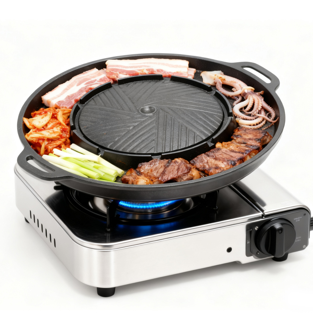 KOSUN Korean BBQ Grill Pan 2 i – обзор и цена Korean Bbq Grill
