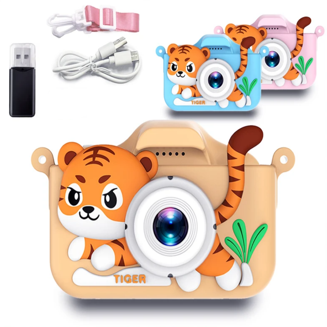 Kids Mini Camera Cartoon Tiger – обзор и цена Korean Lifestyle Video