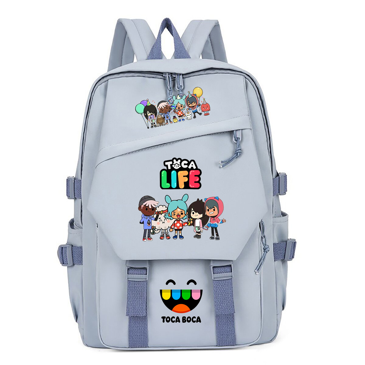 Toca Life World Print Backpack – обзор и цена Korean Student Lifestyle
