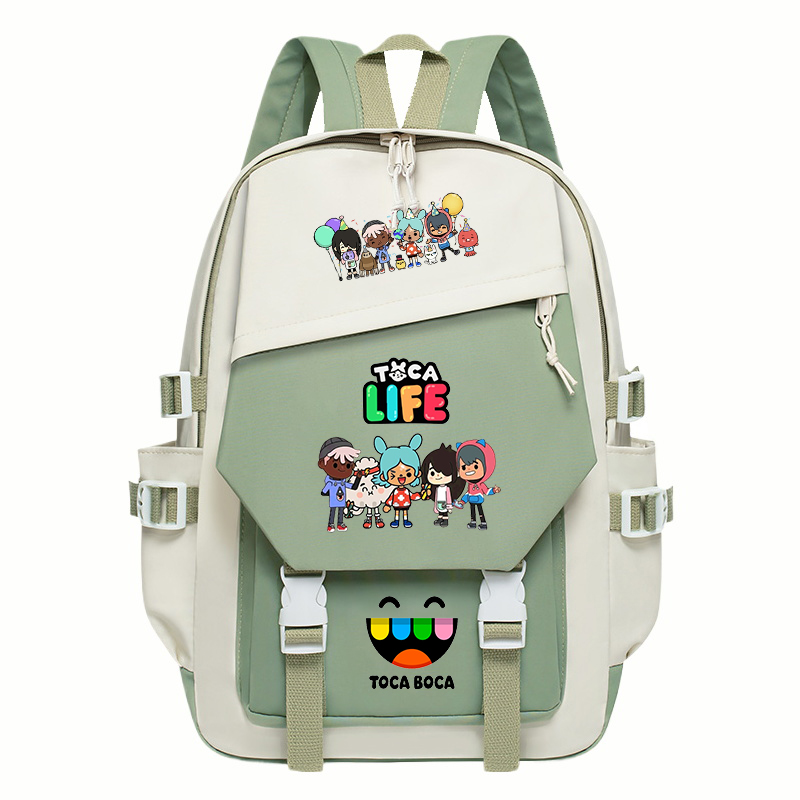 Toca Life World Print Backpack – обзор и цена Korean Student Lifestyle