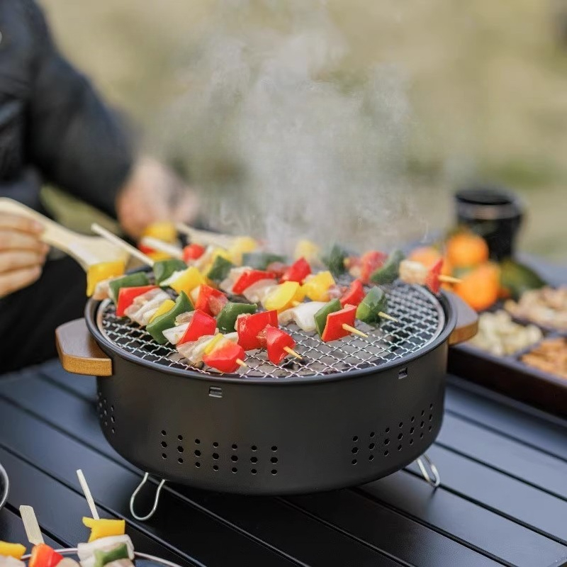 Camping Gear Outdoor Barbecue  – обзор и цена Korean Bbq Grill
