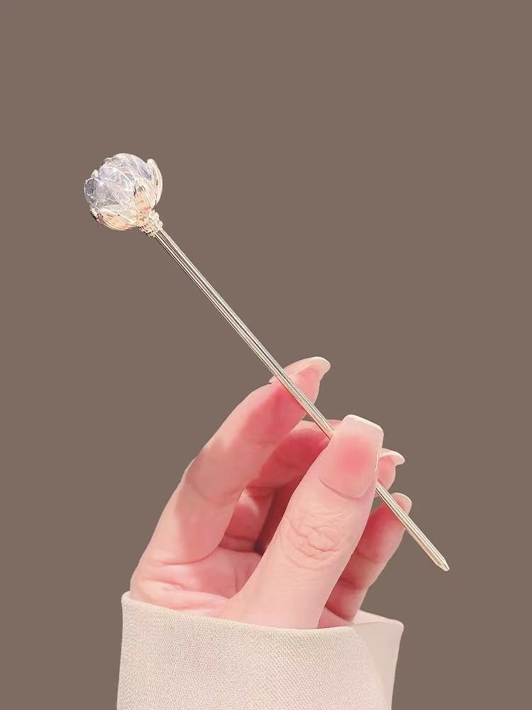 Crystal Lotus Hairpin for Wome – обзор и цена Hanbok Hair Pin