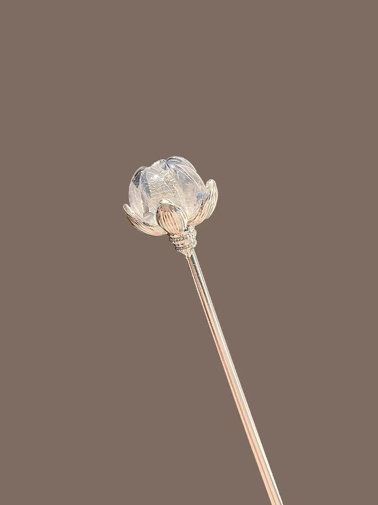 Crystal Lotus Hairpin for Wome – обзор и цена Hanbok Hair Pin