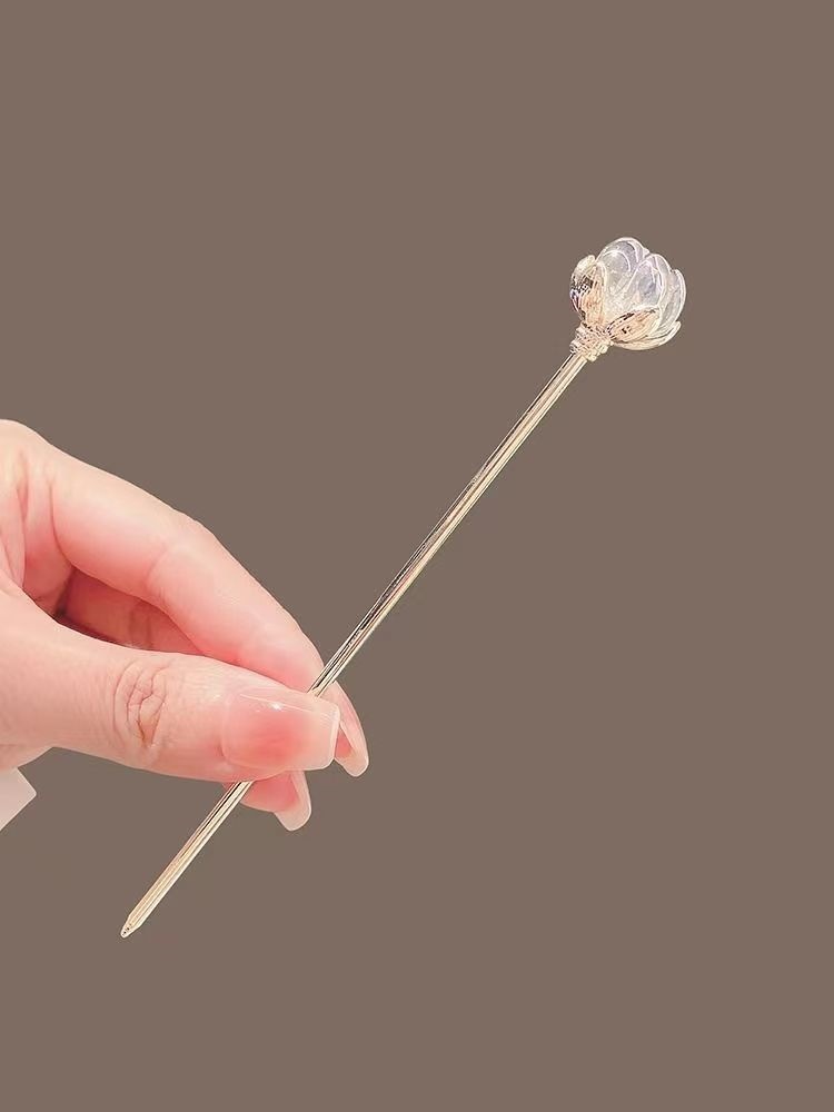 Crystal Lotus Hairpin for Wome – обзор и цена Hanbok Hair Pin