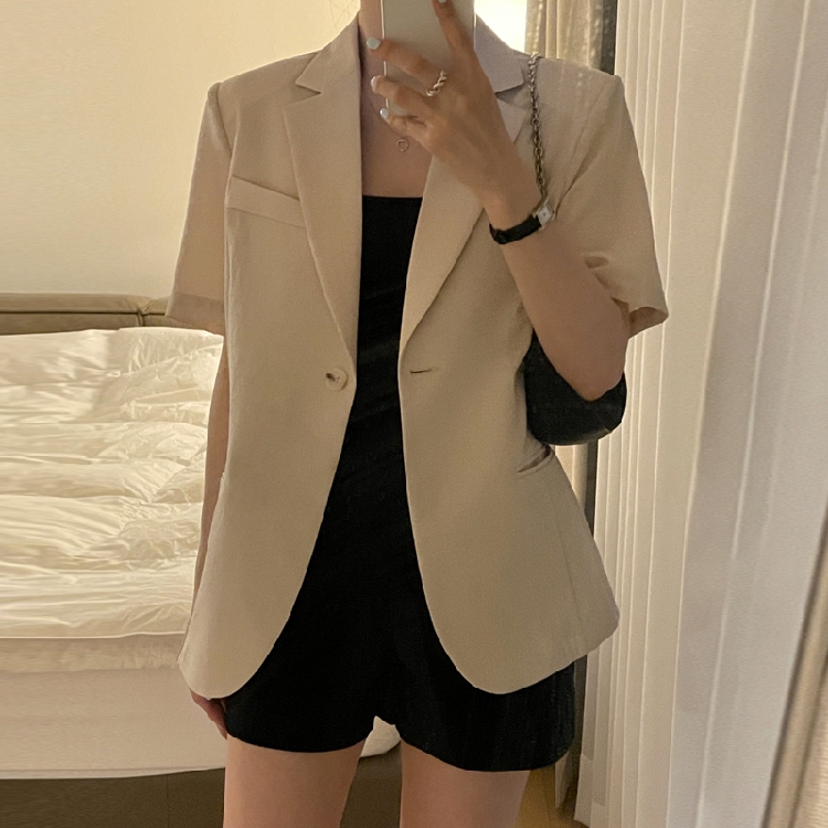 Women's Short Sleeve Suit Jack – обзор и цена The Korean Lifestyle