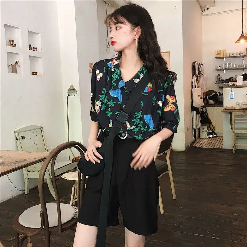 Shirts Women Corduroy Patch Po – обзор и цена Korean Student Lifestyle