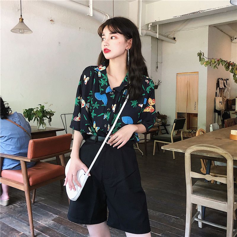 Shirts Women Corduroy Patch Po – обзор и цена Korean Student Lifestyle