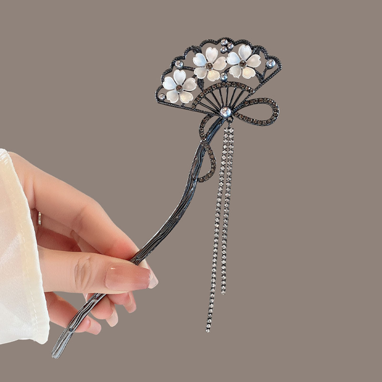Vintage Flower Fan Shaped Hair – обзор и цена Hanbok Hair Pin