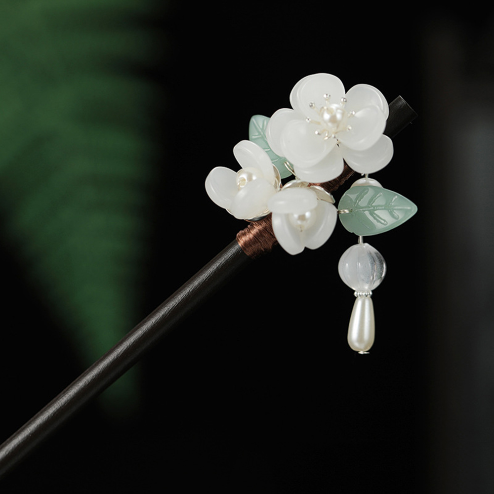 Retro Flower Hairpin With Pear – обзор и цена Hanbok Hair Pin