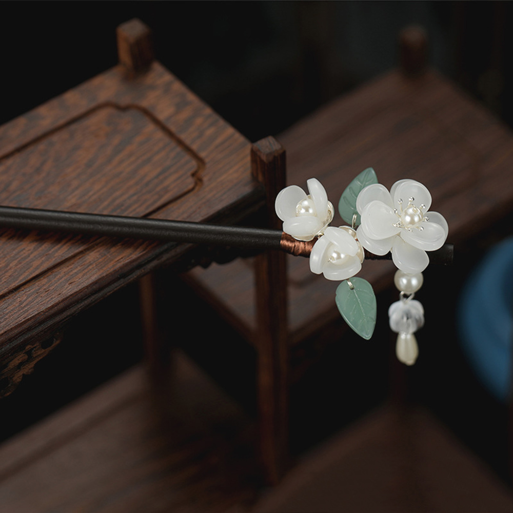 Retro Flower Hairpin With Pear – обзор и цена Hanbok Hair Pin