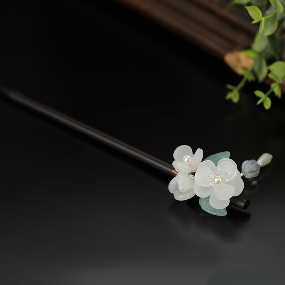 Retro Flower Hairpin With Pear – обзор и цена Hanbok Hair Pin